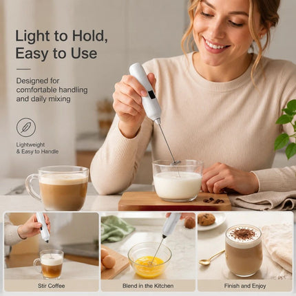Practical Handheld Mini Electric Whisk