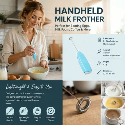 Practical Handheld Mini Electric Whisk