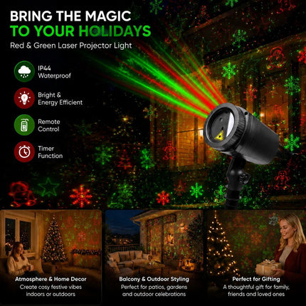Outdoor Waterproof Red Green Laser Projector Light