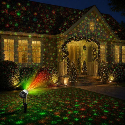 Outdoor Waterproof Red Green Laser Projector Light