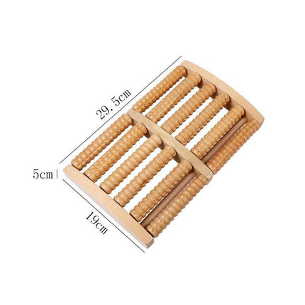 Rolling Foot Pressure Point Massager, Large Six-Row Structure, Boost Foot Blood Circulation, Wonderful Wellness Present