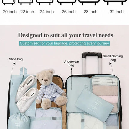 Suitcase Garment Sorting Storage Bags