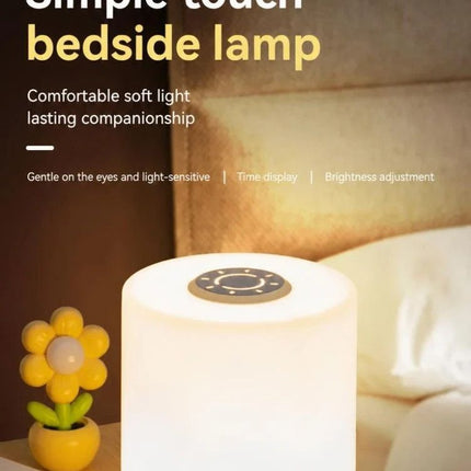 USB Rechargeable LED Bedside Night Light, Touch Control