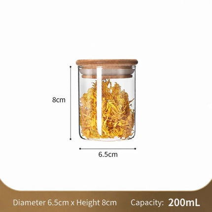 Food Safe Airtight Glass Canister