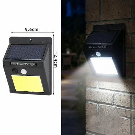 Solar Triangular Wall Light with Single Side 48 COB