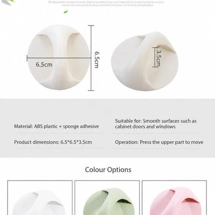 Punch-Free Self-Adhesive Sliding Door Pull Handle, No Drilling Sticky Handle For Wardrobe & Window, Green, 2 Pcs, Convenient Household Accessory Gift