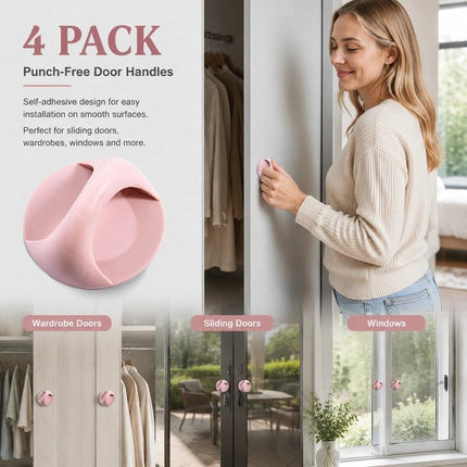 Self Adhesive Punch-Free Drawer Pull Handle