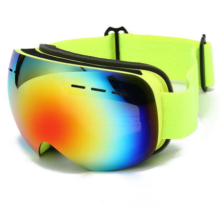 Anti-Fog Spherical Snowboard Goggles, UV Protection Ski Eyewear