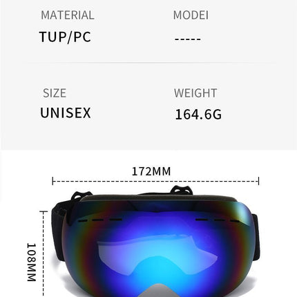 Outdoor Spherical Ski Goggles