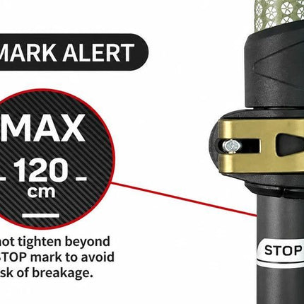 Carbon Fiber 3 Section Adjustable Trekking Stick