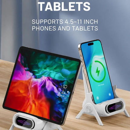 Vertical Chair Shaped Phone Holder, Magnetic Wireless Charger, Lazy Mobile Support Stand For Binge Watching, Green, Stylish Household Desk Decor Gift
