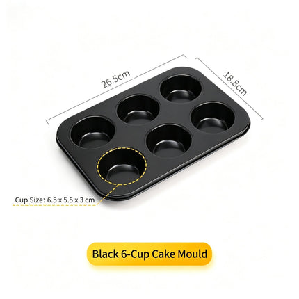 Non-Stick Muffin Baking Tray, Home Oven Cake Bread Baking Mould
