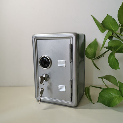 Lock Equipped Metal Safe Storage Box