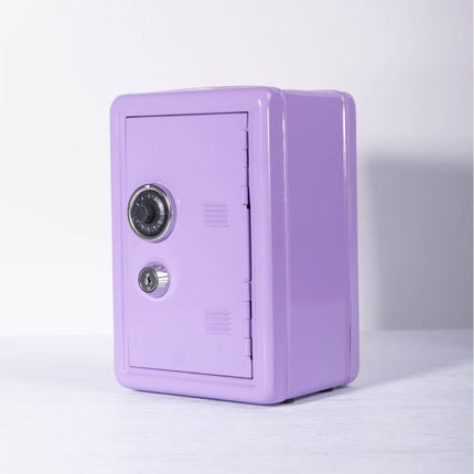 Lock Equipped Metal Safe Piggy Bank