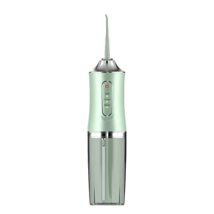 Versatile Electroplated Cordless Water Flosser, Household Oral Irrigator For Daily Use, A10 Green Electroplated Model With 4 Nozzles