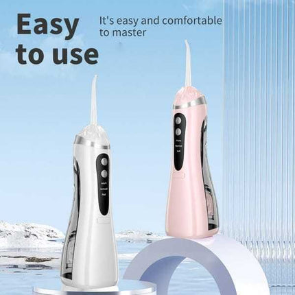 Compact Rechargeable Water Flosser, A16 Pink Oral Irrigator, Gentle Pressure For Comfortable Oral Cleansing, Beginner Friendly Oral Care Tool
