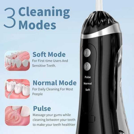 Travel Friendly Cordless Water Flosser, A16 White Oral Irrigator