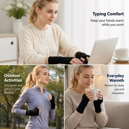 Half Finger Fingerless Gloves For Men & Women, Lightweight Single Layer Typing Support Gloves, Light Grey, Comfortable Wear For Office And Daily Used