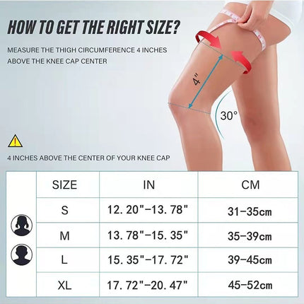 Silicone Anti-Slip Sports Knee Sleeve