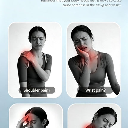 Electric Neck & Shoulder Massage Pillow, Portable Cervical Massager With Kneading, EMS Pulse & Heat Therapy, Suitable For Home & Car Use, Sky Blue, Ergonomic Muscle Relaxation Device
