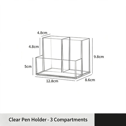 Clear Triangle Layout Cosmetic Tube