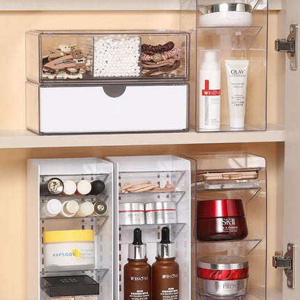 Adjustable Divider Clear Storage Box, 6 Large Compartments