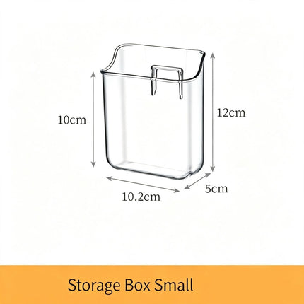 Wall Mount Clear Acrylic Storage Box, Small Size
