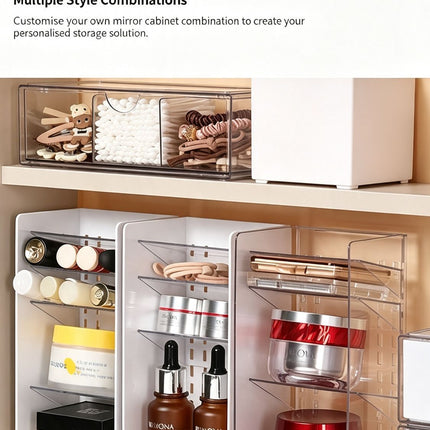 Wall Mount Clear Acrylic Storage Box, Large Size