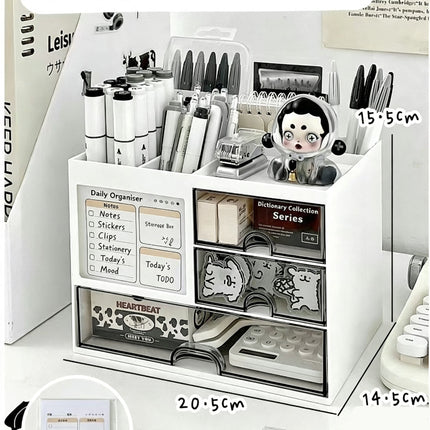 Multi Compartment Desktop Planner Storage Set