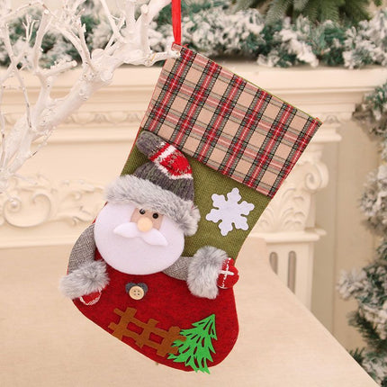 Large Fence Christmas Stocking