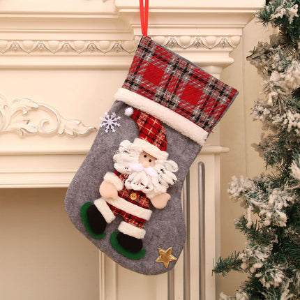 3D Oversized Santa Christmas Stocking