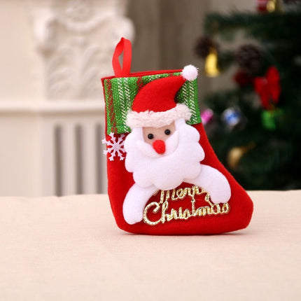 Small Christmas Stocking with Letter Tag