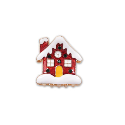 European Cartoon Style Metal Hair Claw, Santa Claus Alloy Shark Clip