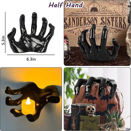 Creepy Ghost Hand Desktop Ornament (Candles Not Included)