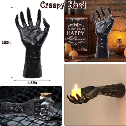 Horror Ghost Hand Decor Prop (Candles Not Included)