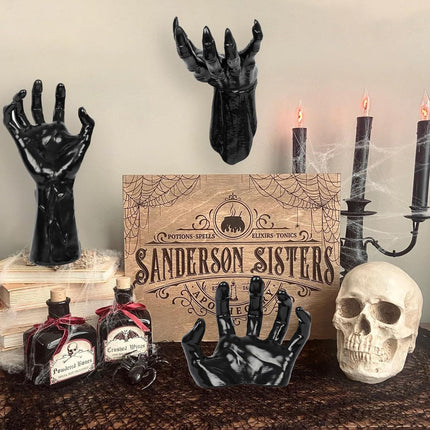 Scary Fake Devil Hand Tabletop Decor (Candles Not Included)