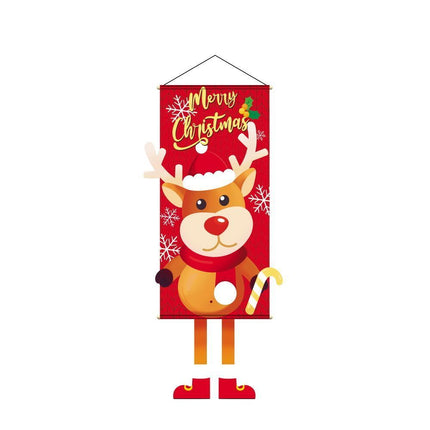 Red Elk Printed Hanging Banner
