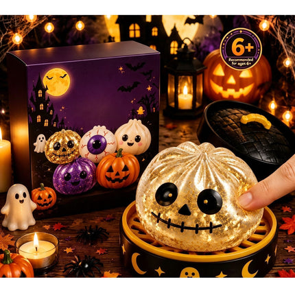 Squeeze Stress Relief Squishy Toy, Halloween Themed Grab Toy