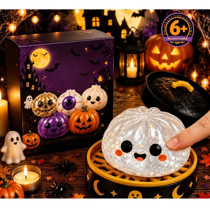 Cute Ghost Squishy Squeeze Toy, Stress Relief Sensory Toy