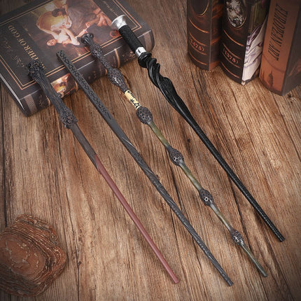 Hand Polished Resin Cosplay Wand, Holiday Themed Display Ornament