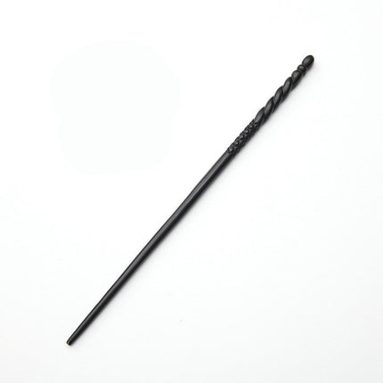Slim Curved Resin Wizard Wand With Metal Inner Core, Christmas Cosplay Costume Prop, Style 15
