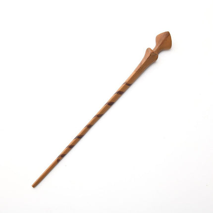 Slender Dynamic Resin Wizard Wand with Metal Core