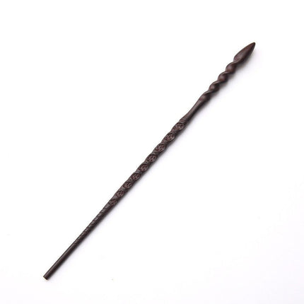 Slim Straight Resin Magic Wand with Solid Metal Core