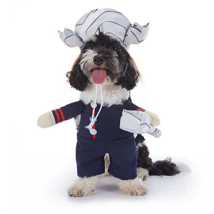 Themed Gathering Decor Outfit For Pets, Holiday Dress-up Accessory for Halloween Christmas Events, Size L