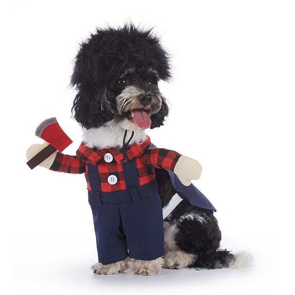 Theme Party Dress-up Apparel For Pets, Holiday Decor Outfit for Halloween Christmas Family Gatherings, Size L