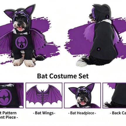 Family Holiday Gathering Outfit For Pets, Dress-up Decor For Halloween Christmas Festival Parties, Size M