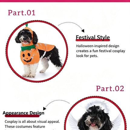 Outdoor Festival Party Decor For Cats & Dogs, Holiday Dress-up Outfit Suitable for Halloween Christmas Events, Size XL