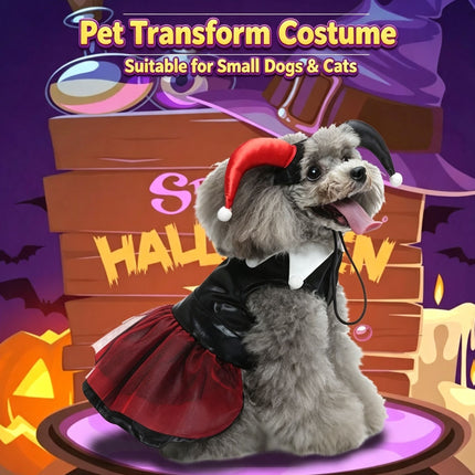 XL Size Iron Mist Pet Costume, Fancy Dress for Halloween & Christmas, Lightweight for 7-10 kg Dogs and Cats
