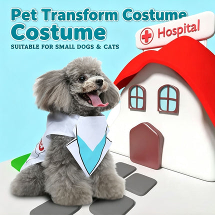 L Size Night Owl Pet Costume, Fancy Dress for Halloween & Christmas, Lightweight for 5-6.5 kg Dogs and Cats