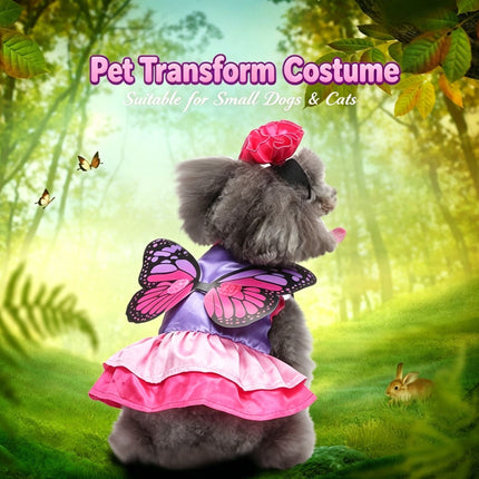 XL Size Quartz Shadow Pet Costume, Fancy Dress for Halloween & Christmas, Lightweight for 7-10 kg Dogs and Cats